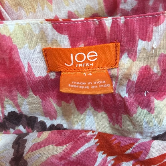 Joe Fresh crinkly cotton lined mini skirt, 14 - Picture 2 of 2